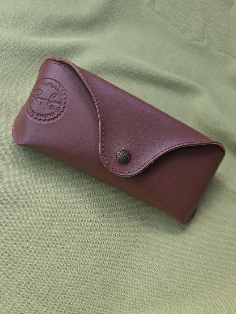 Ray-Ban Brown Leatherette Sunglasses Pouch
